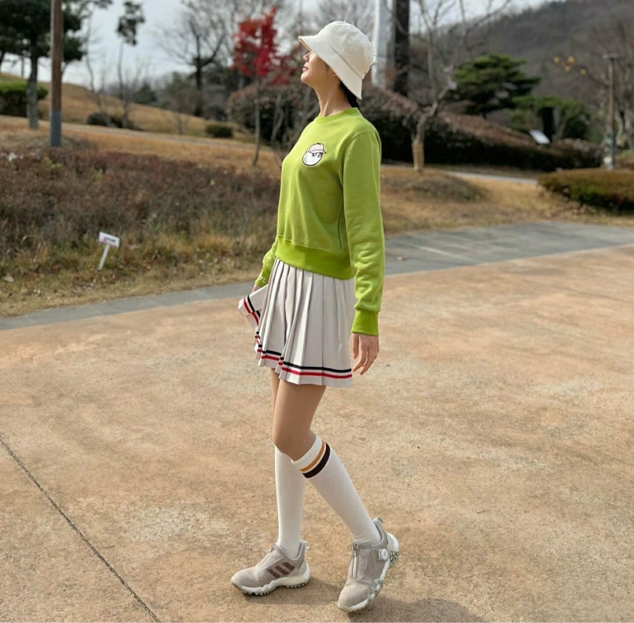말본-상의-국내배송 Buckets 크루넥 플리스 티셔츠 (MAN)