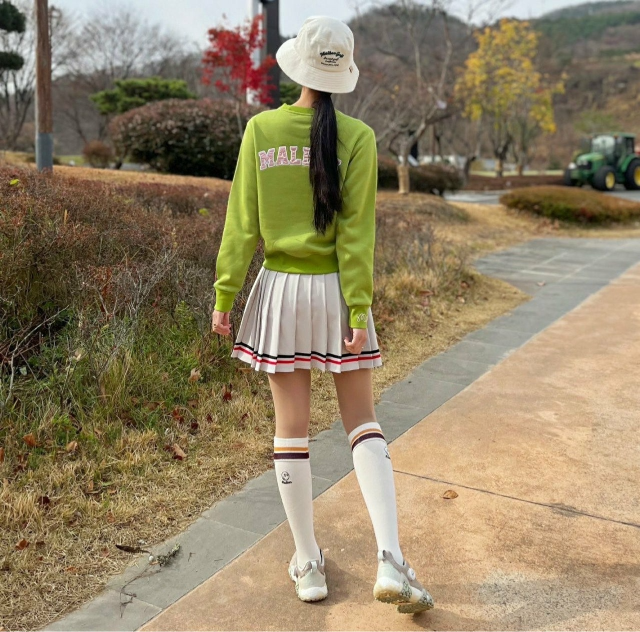 말본-상의-국내배송 Buckets 크루넥 플리스 티셔츠 (MAN)