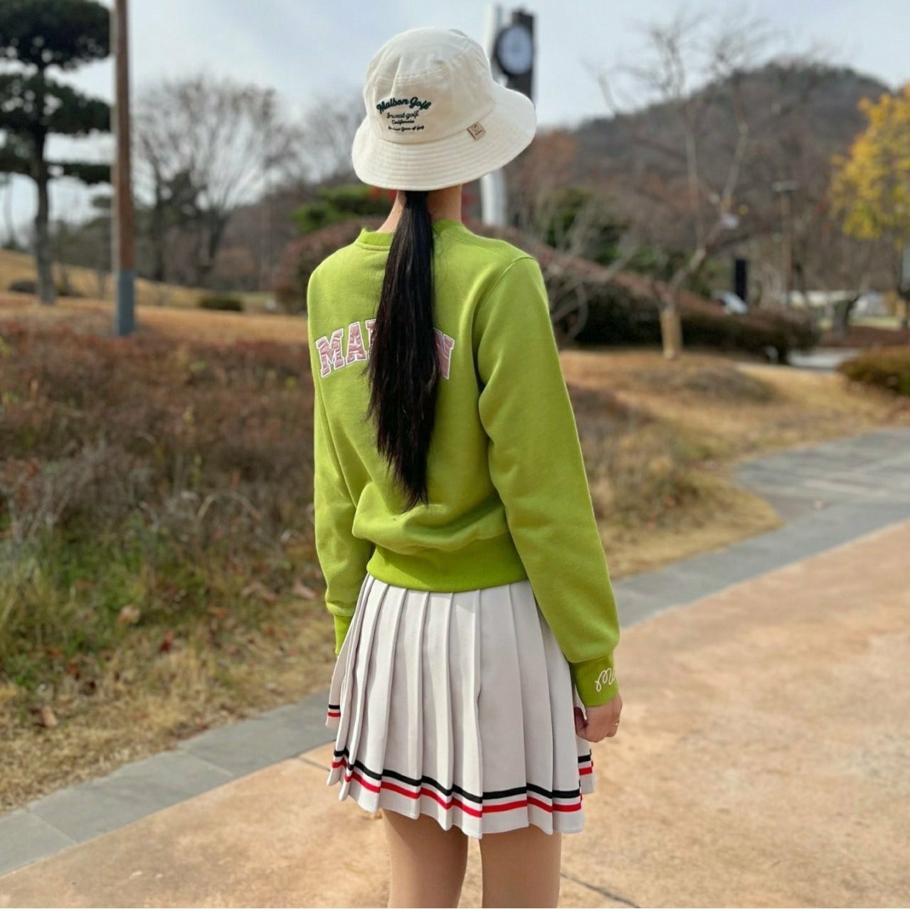 말본-상의-국내배송 Buckets 크루넥 플리스 티셔츠 (MAN)