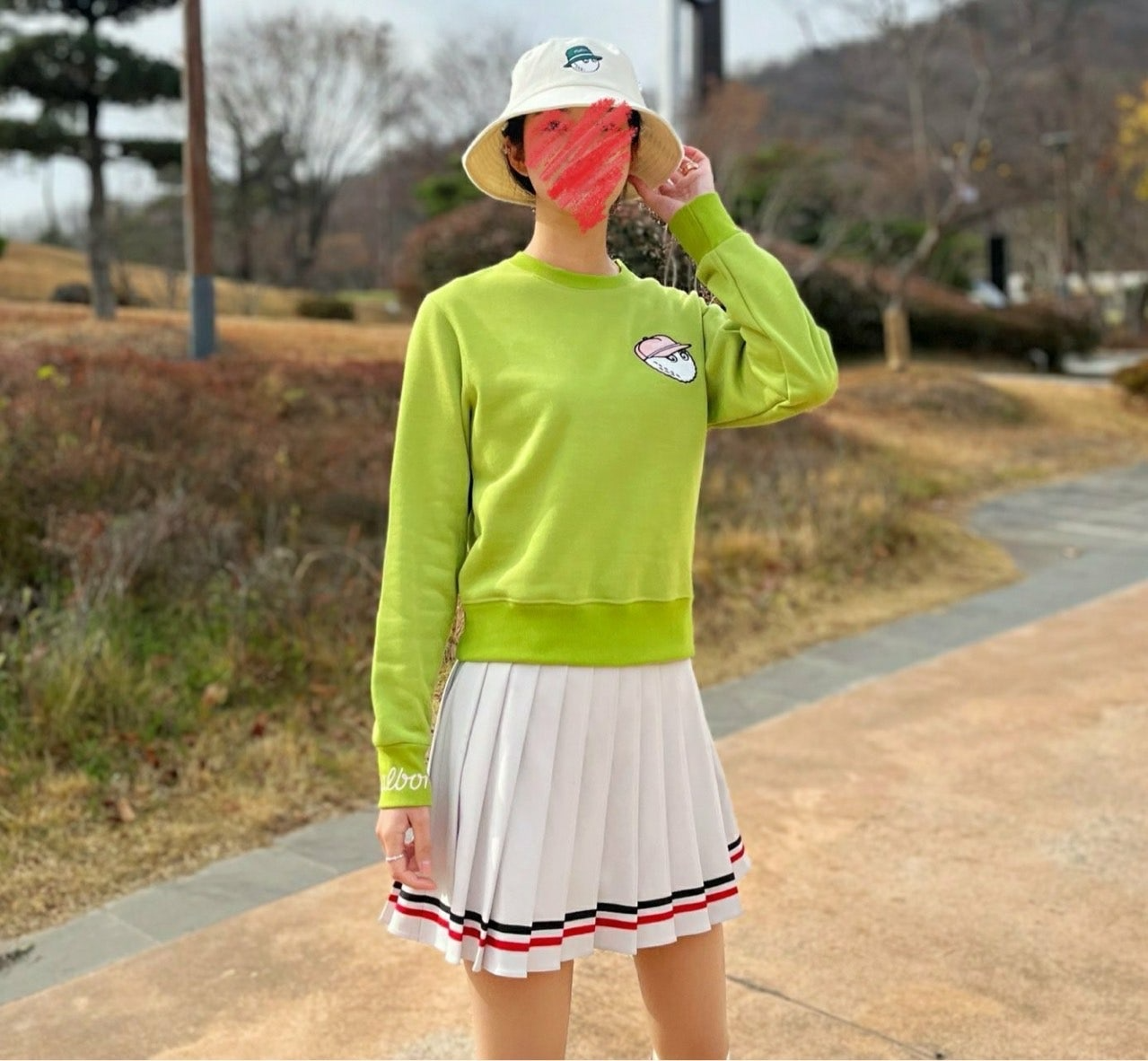 말본-상의-국내배송 Buckets 크루넥 플리스 티셔츠 (MAN)