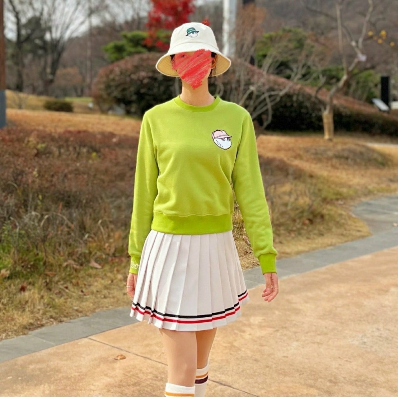 말본-상의-국내배송 Buckets 크루넥 플리스 티셔츠 (MAN)