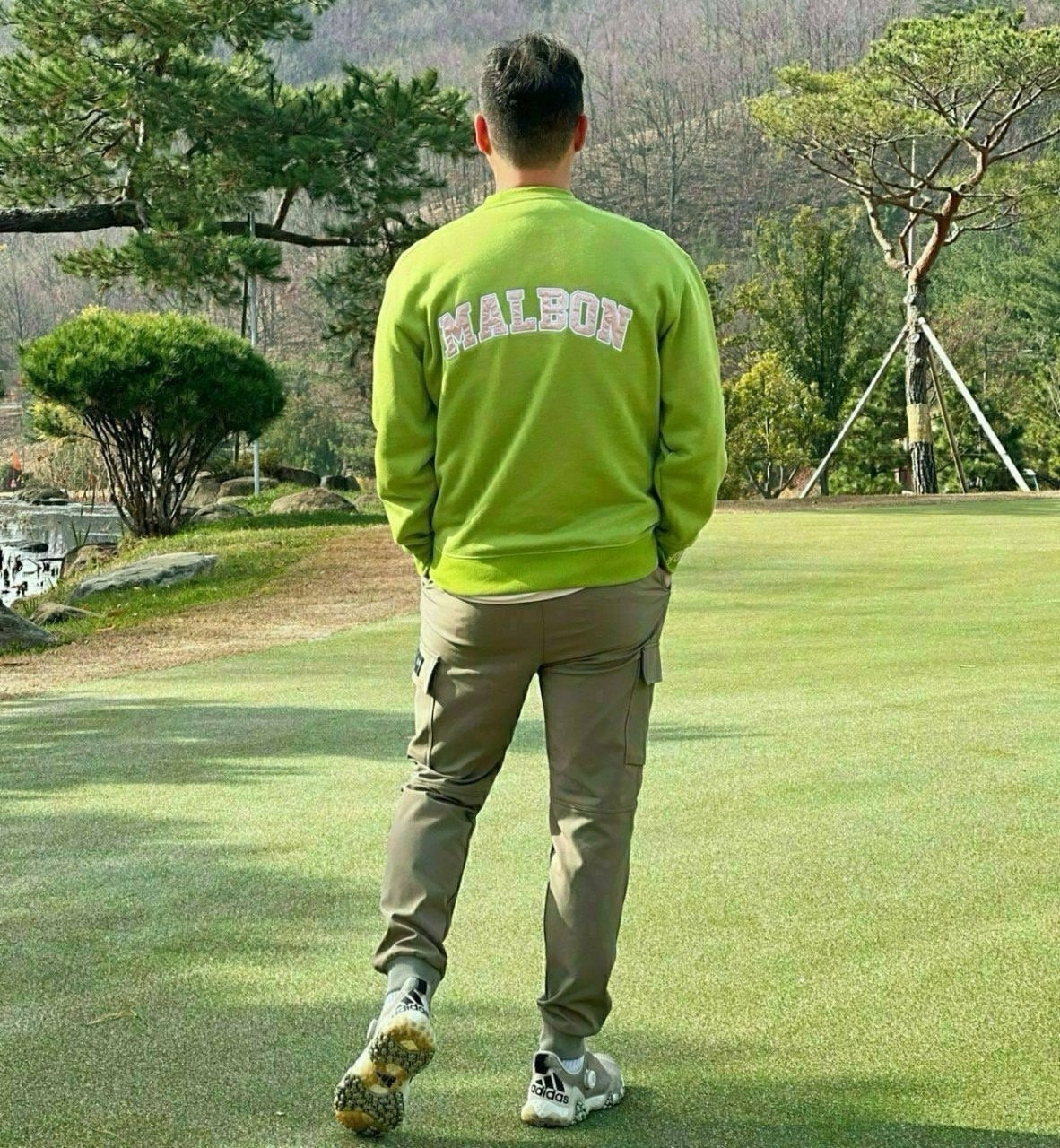 말본-상의-국내배송 Buckets 크루넥 플리스 티셔츠 (MAN)