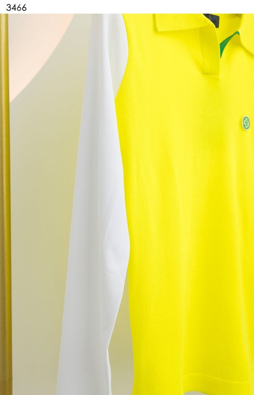 지포어-상의-국내배송 KNIT HYBRID T-SHIRT(WOMEN)