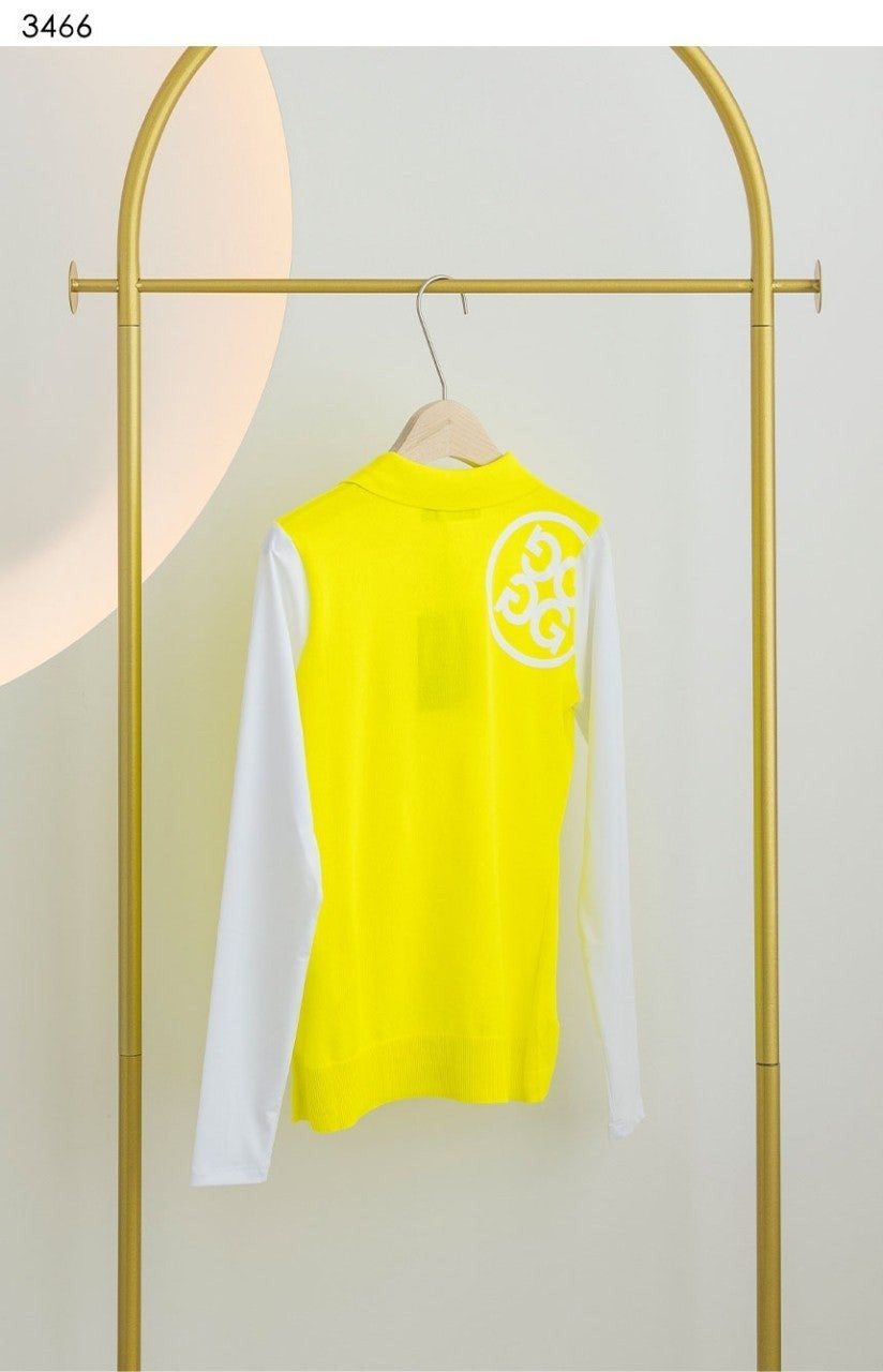 지포어-상의-국내배송 KNIT HYBRID T-SHIRT(WOMEN)