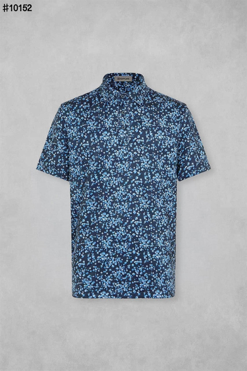 지포어-상의-국내배송 SCATTERED DITZY TECH JERSEY 패턴 숏 슬리브 폴로 티셔츠