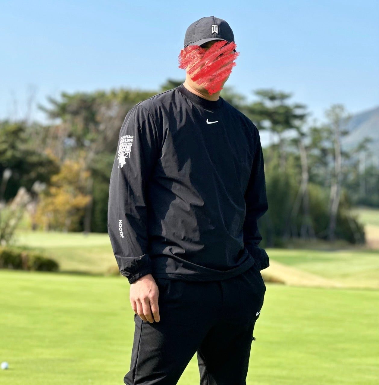 녹타-세트-국내배송 나이* 골프 크루넥 & 팬츠 세트