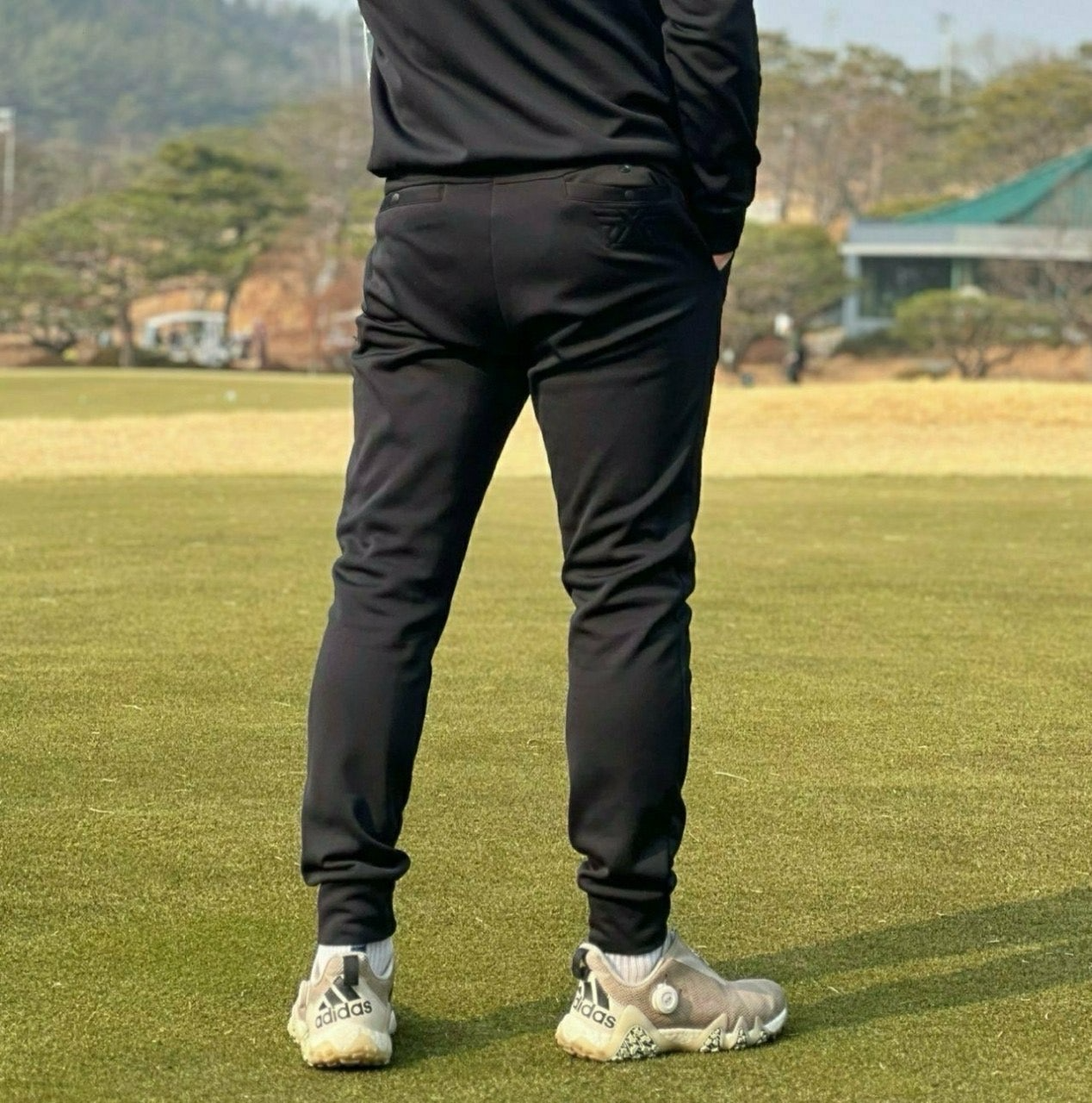 PXG-세트-국내배송 맨즈 엠보로고 풀오버 후디&팬츠 기모set.