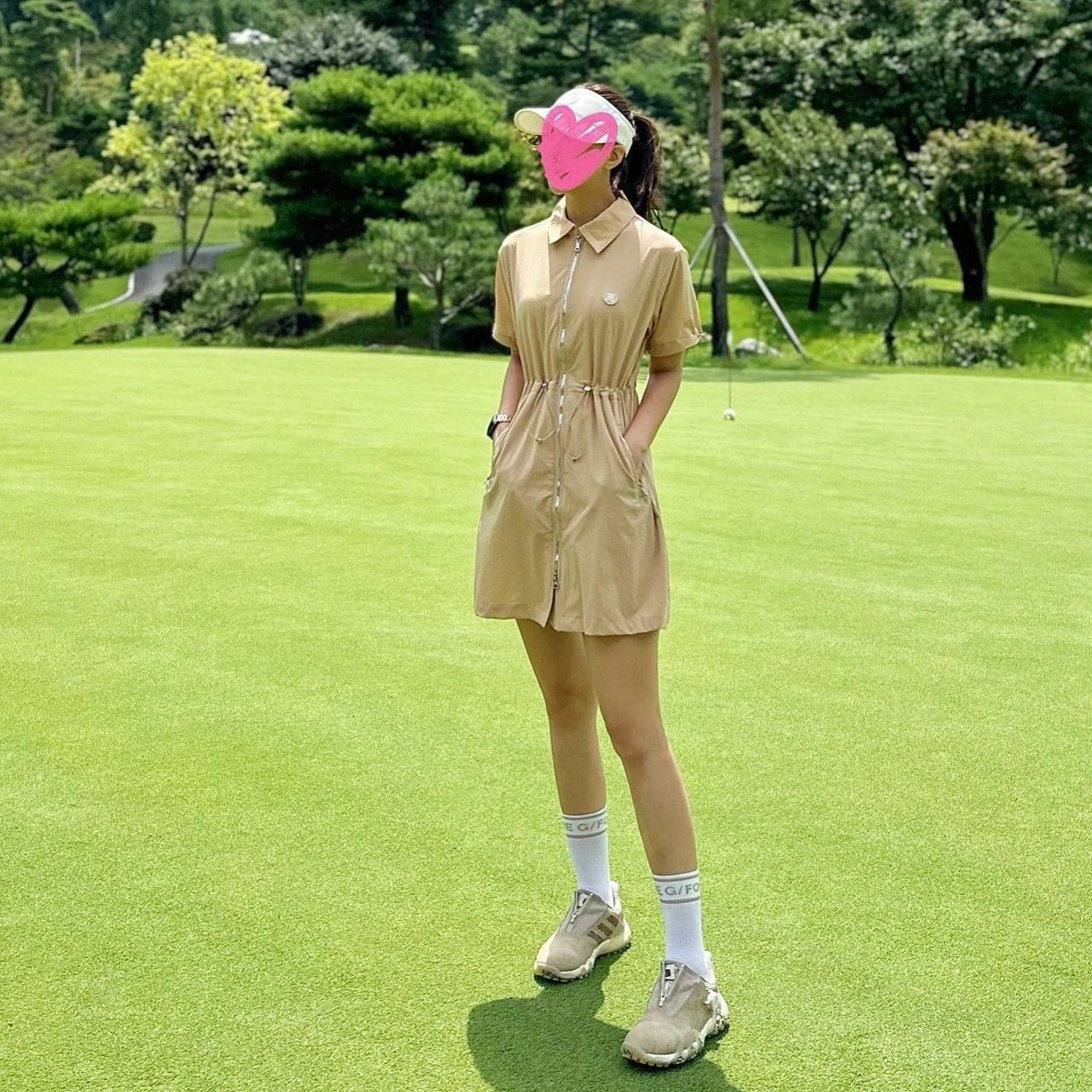 지포어-세트-국내배송 실키 드레스 (WOMEN)