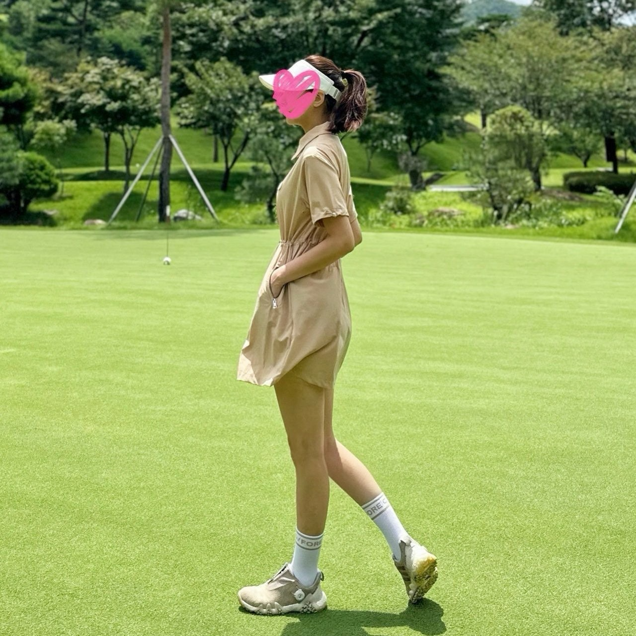 지포어-세트-국내배송 실키 드레스 (WOMEN)