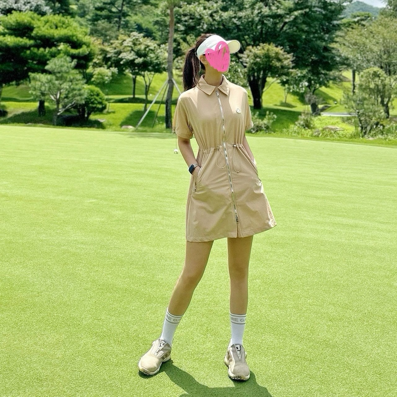 지포어-세트-국내배송 실키 드레스 (WOMEN)