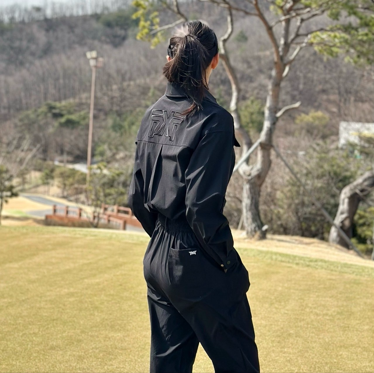 PXG-세트-국내배송 우먼 밀리터리 점프 수트 (MEN)