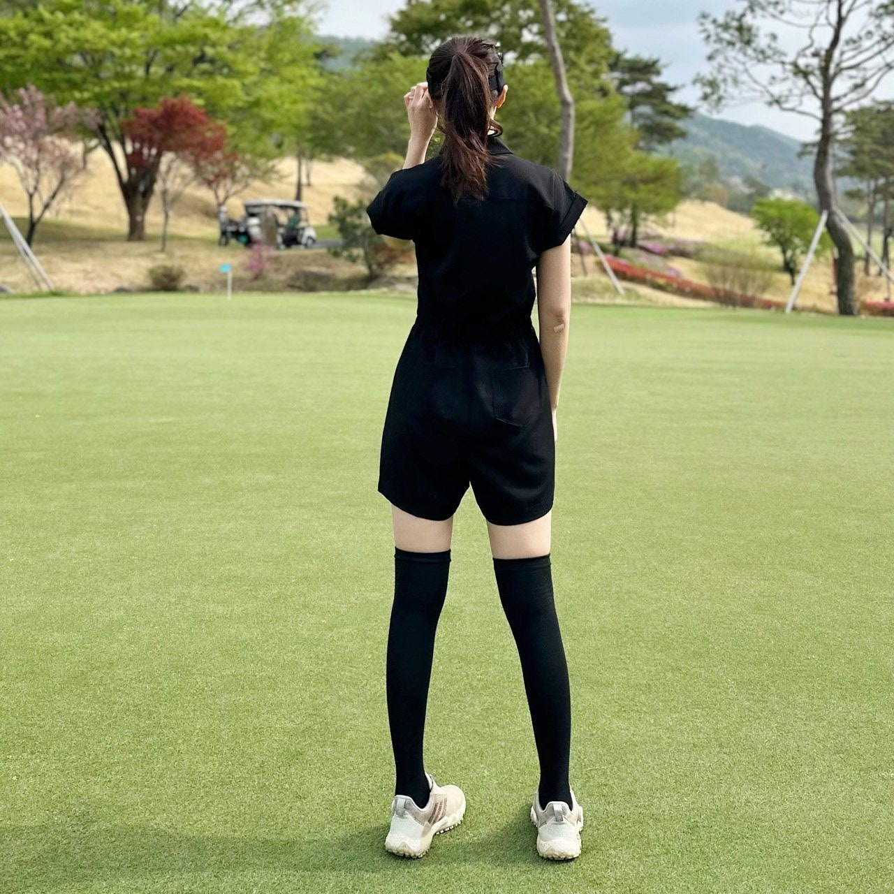 PXG-세트-국내배송 우먼 썸머 밀리터리 점프수트 (WOMEN)
