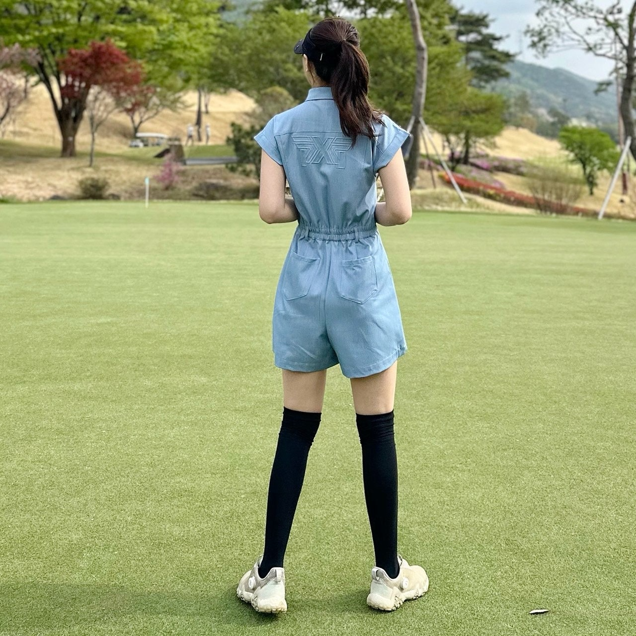 PXG-세트-국내배송 우먼 썸머 밀리터리 점프수트 (WOMEN)