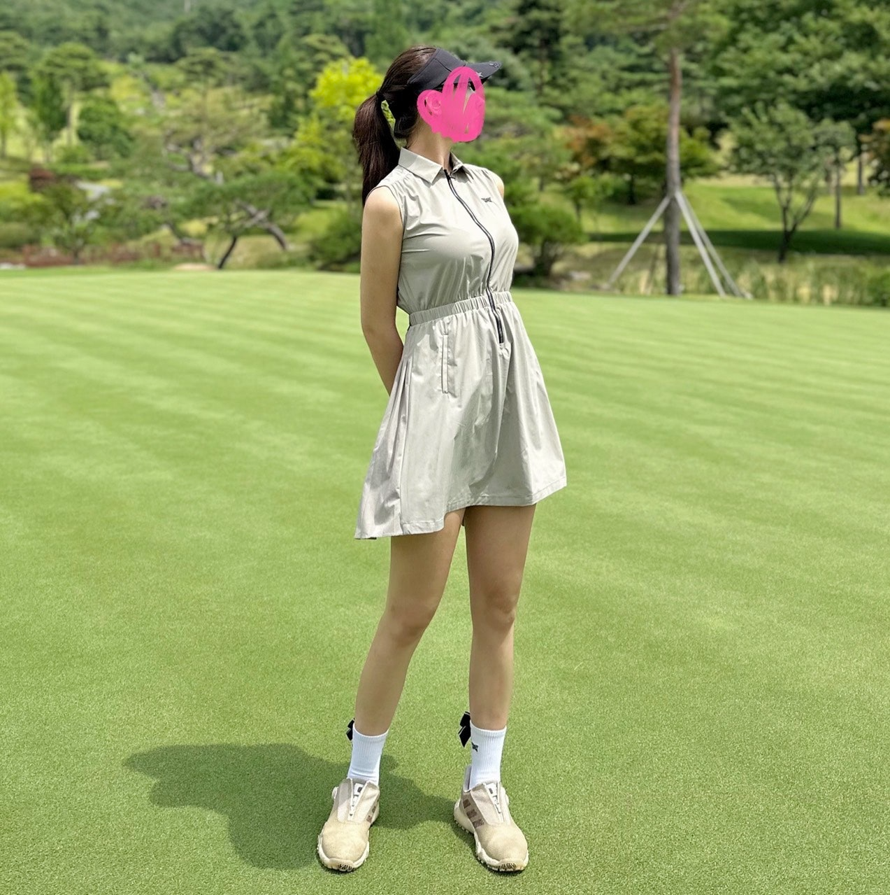 PXG-세트-국내배송 우먼 썸머 카라 원피스 (WOMEN)
