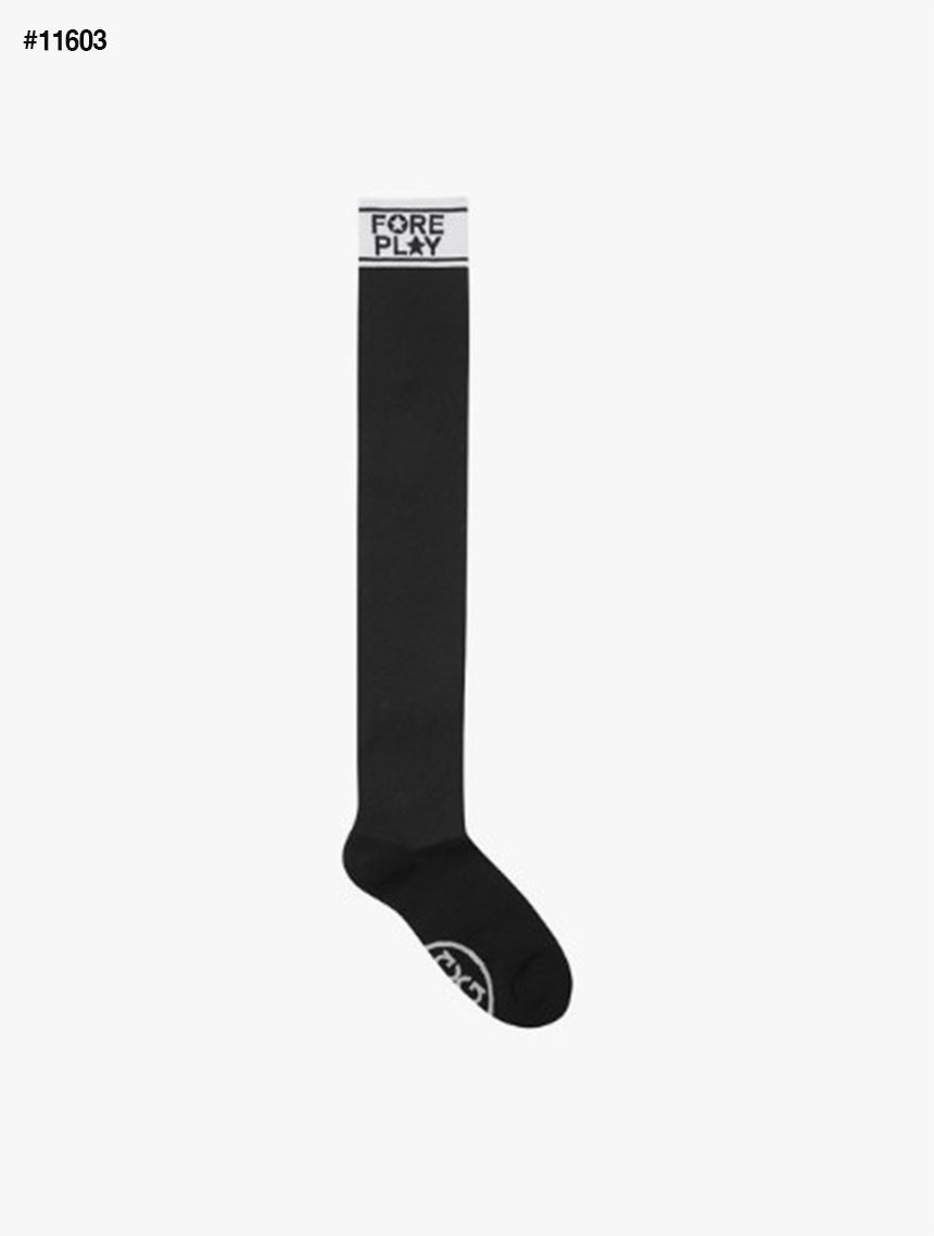 지포어-양말-국내배송 FORE PLAY OVER THE KNEE 포어 플레이 오버 더 니 여성 골프 삭스 양말 세트 (2컬레)