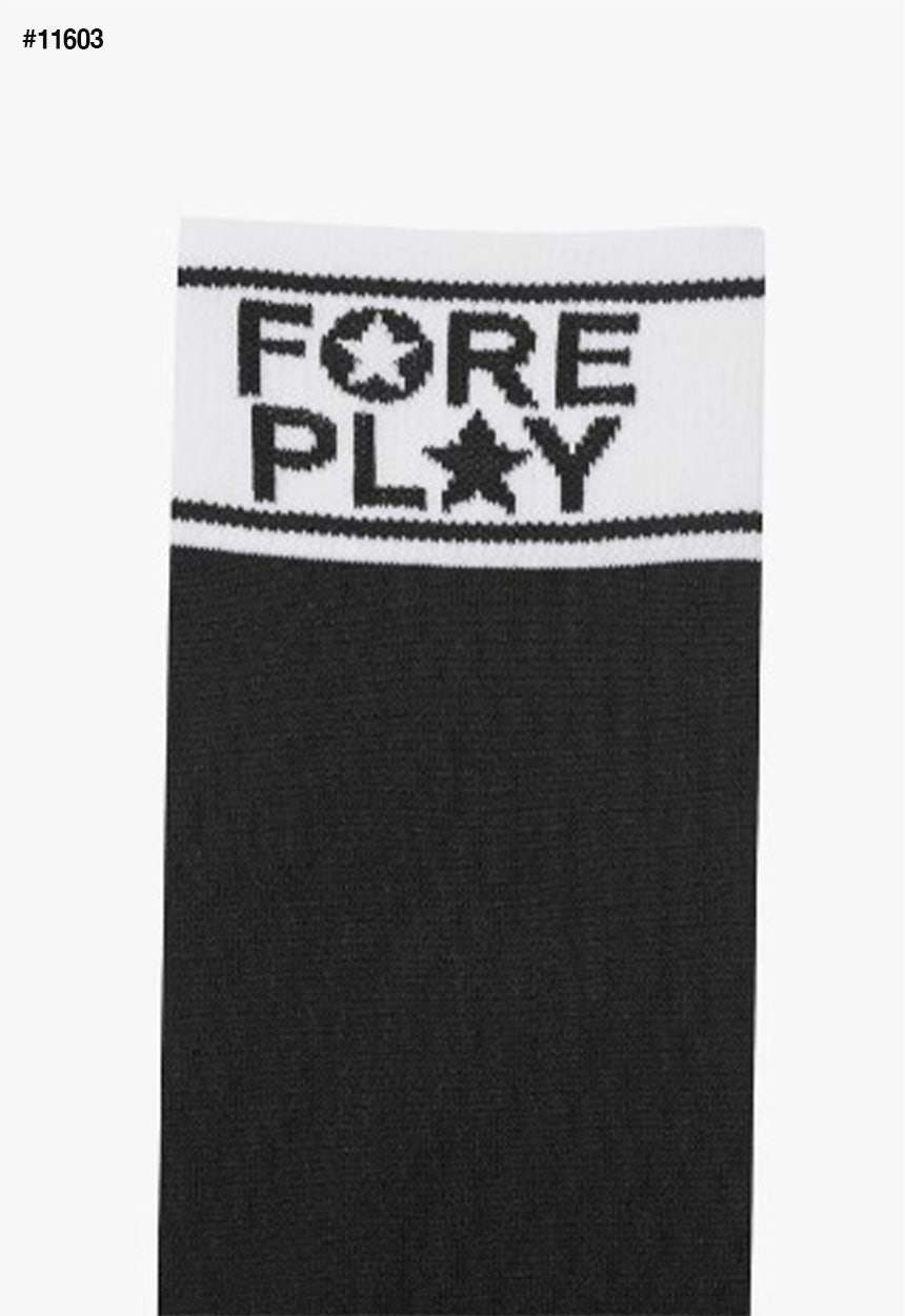 지포어-양말-국내배송 FORE PLAY OVER THE KNEE 포어 플레이 오버 더 니 여성 골프 삭스 양말 세트 (2컬레)