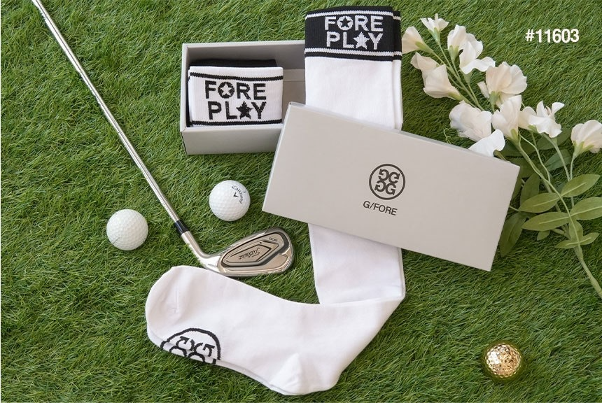 지포어-양말-국내배송 FORE PLAY OVER THE KNEE 포어 플레이 오버 더 니 여성 골프 삭스 양말 세트 (2컬레)