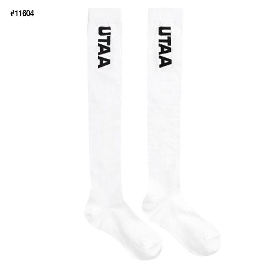 와이쓰리-양말-국내배송 LOGO KNEE 로고 니 여성 골프 삭스 양말 세트 (2컬레)
