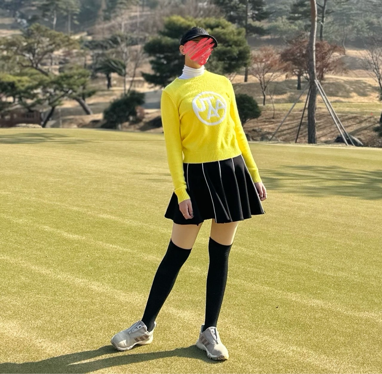 와이쓰리-하의-국내배송 네온 바로크 네오프렌 플레어 스커트 (WOMEN)
