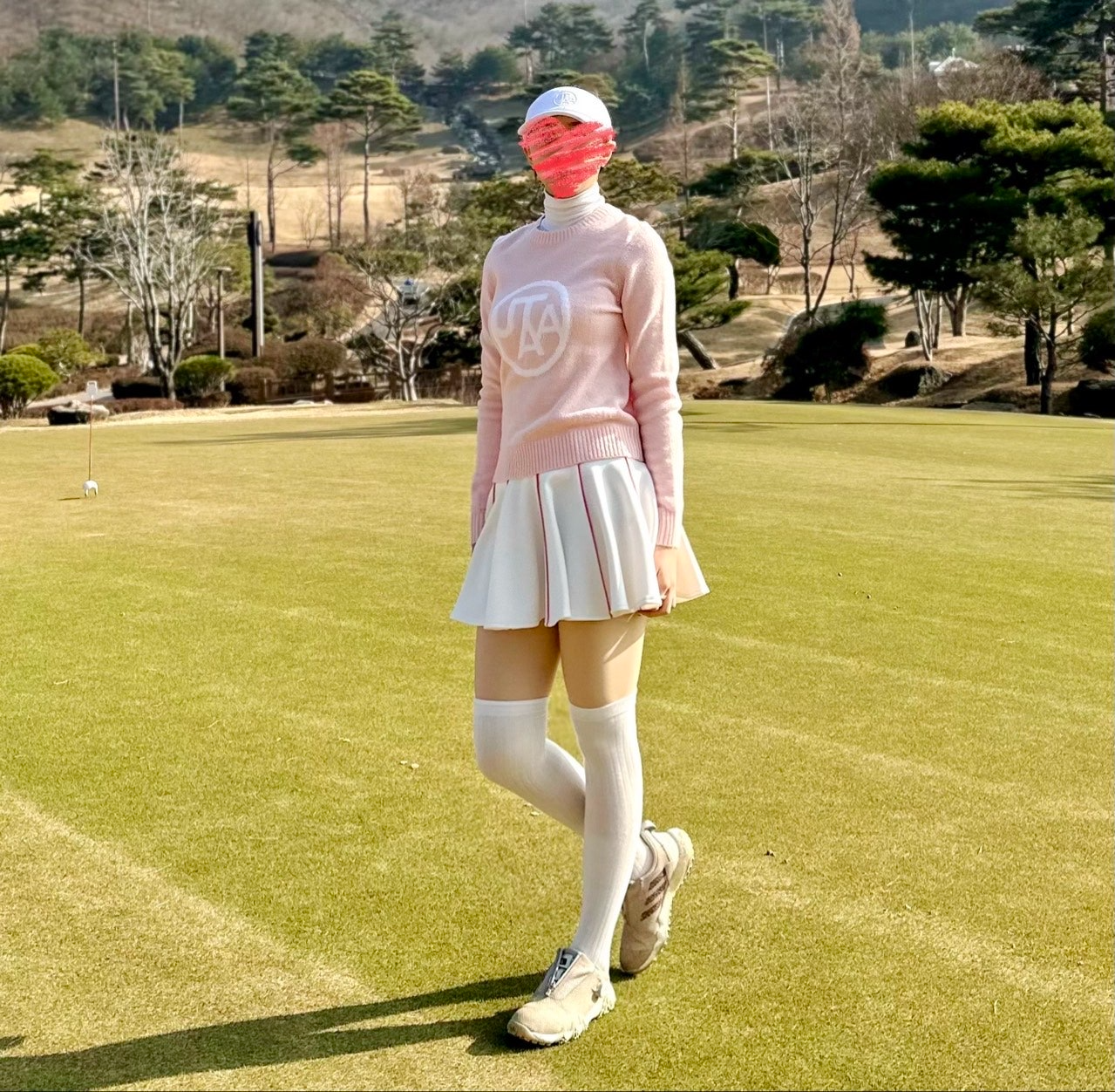 와이쓰리-하의-국내배송 네온 바로크 네오프렌 플레어 스커트 (WOMEN)