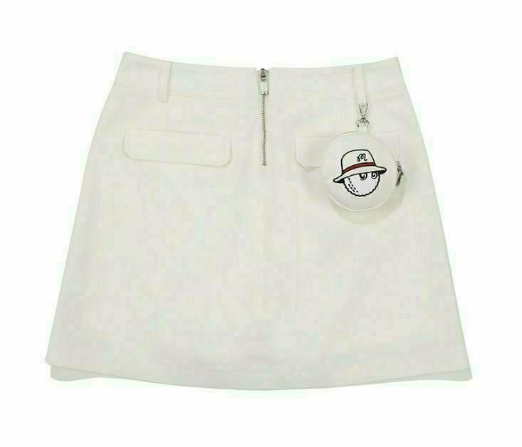 말본-하의-국내배송 미니 파우치 a-line 스커트 (WHITE)