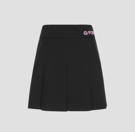 지포어-하의-국내배송 밴드 플리츠 스커트 (WOMEN)
