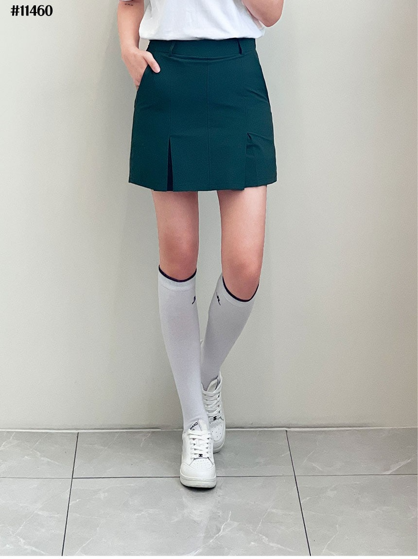 말본-하의-국내배송 여성 슬릿 A라인 스커트