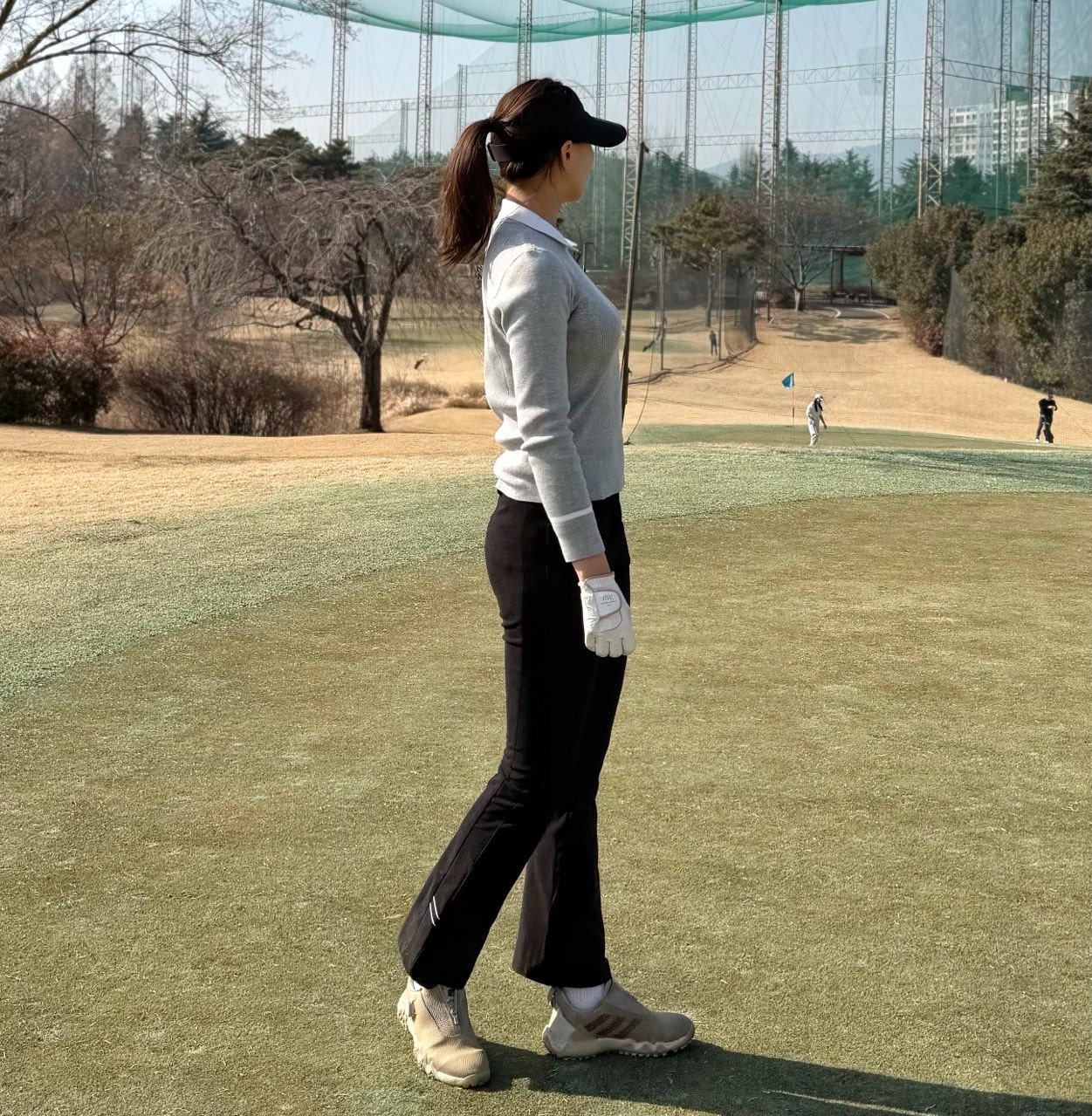 PXG-하의-국내배송 우먼 브러쉬드 부츠컷 팬츠 (WOMEN)