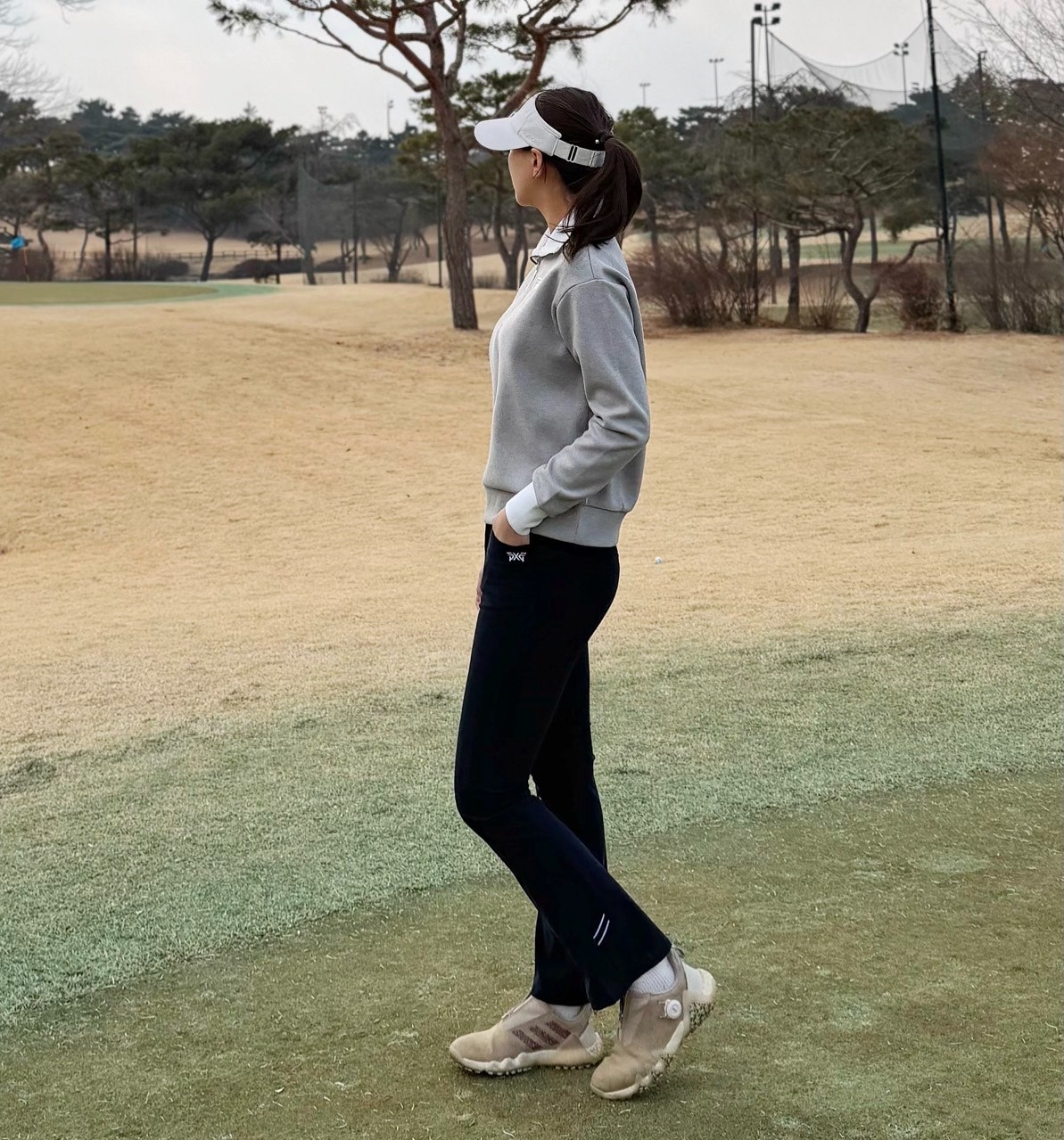 PXG-하의-국내배송 우먼 브러쉬드 부츠컷 팬츠 (WOMEN)