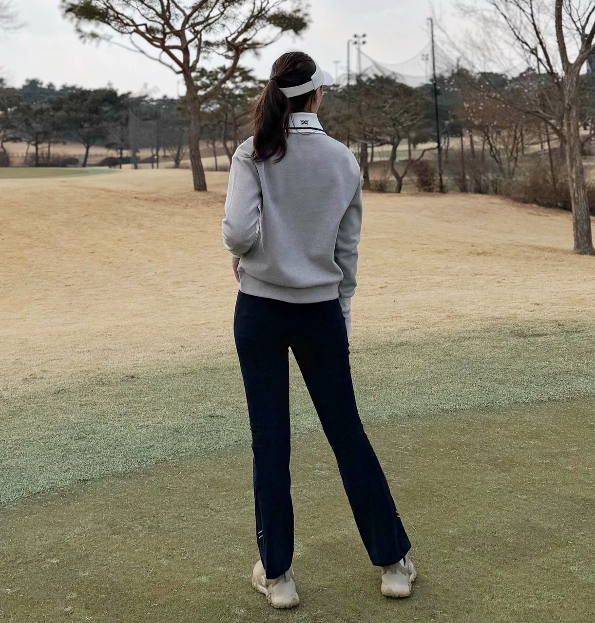 PXG-하의-국내배송 우먼 브러쉬드 부츠컷 팬츠 (WOMEN)