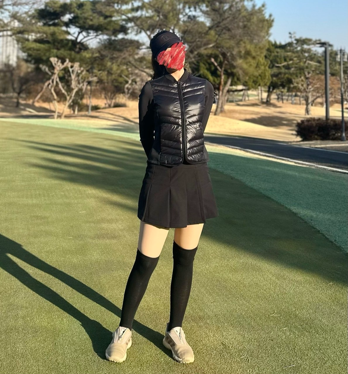 PXG-하의-국내배송 우먼 윈터 플리츠 쇼트 기모팬츠. (WOMEN)