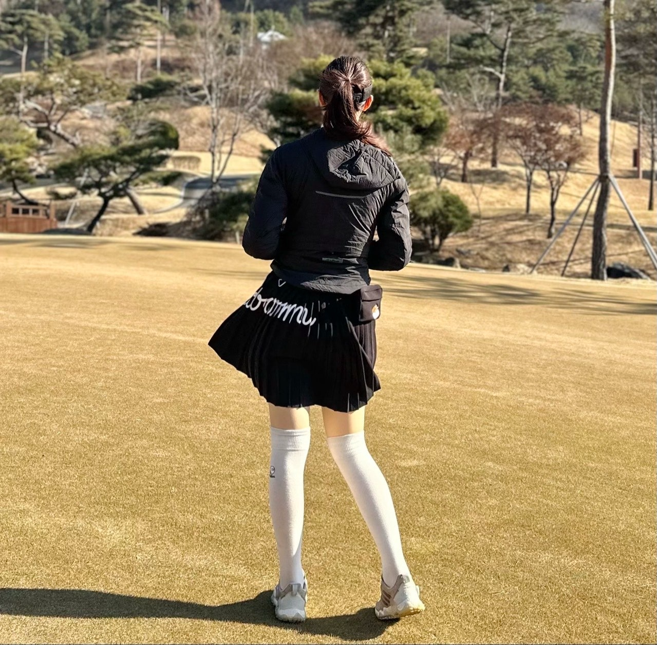 말본-하의-국내배송 유틸리티 플리츠 스커트 (WOMEN)