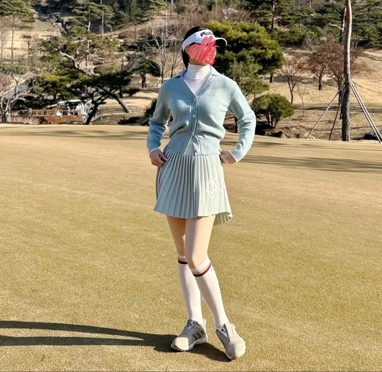 말본-하의-국내배송 유틸리티 플리츠 스커트 (WOMEN)