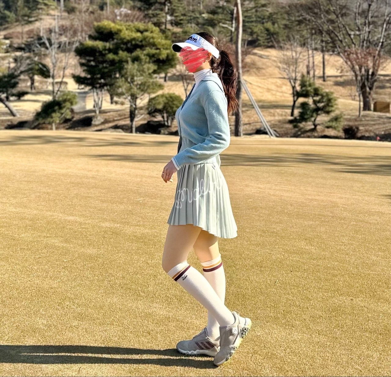 말본-하의-국내배송 유틸리티 플리츠 스커트 (WOMEN)
