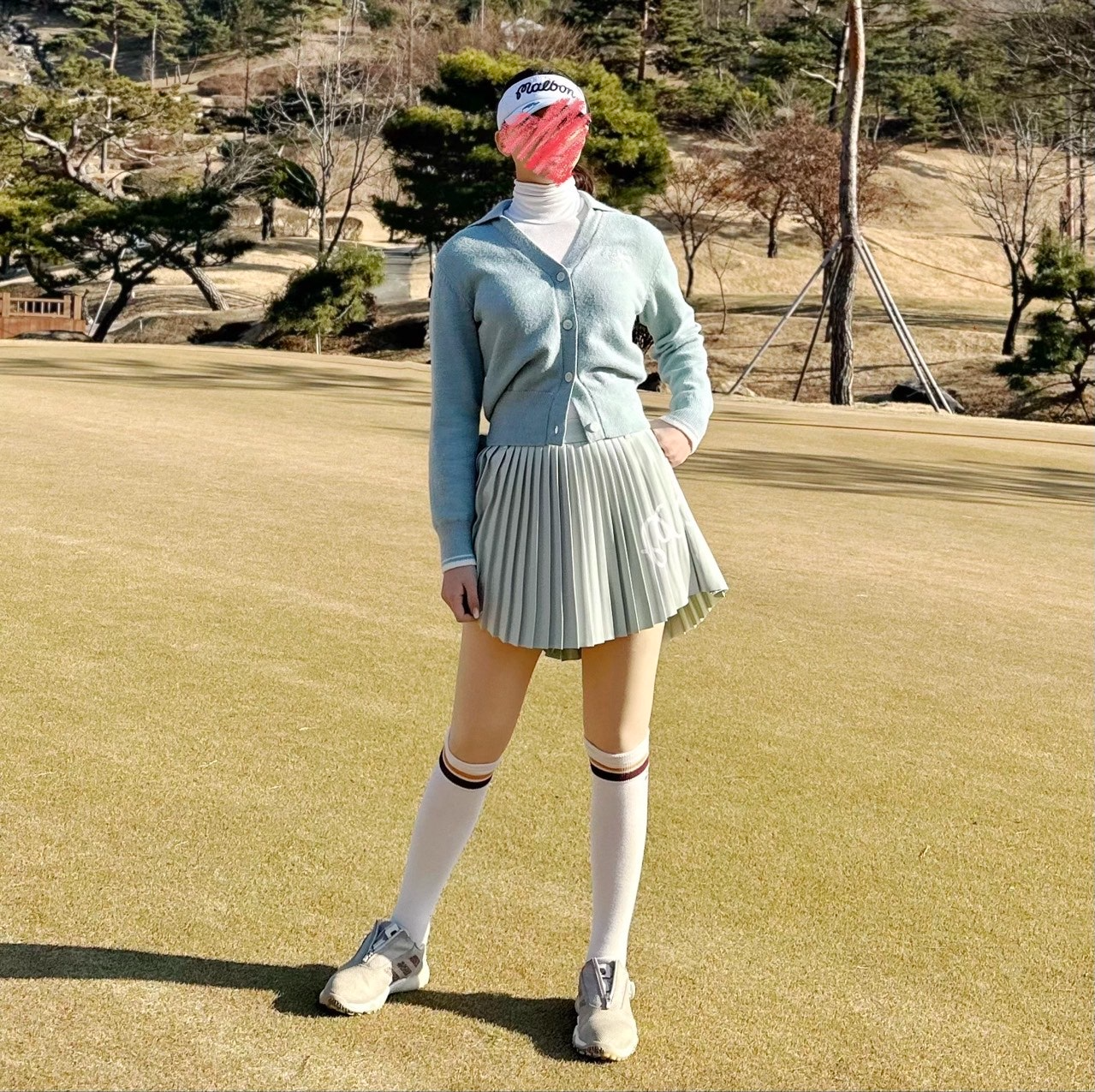 말본-하의-국내배송 유틸리티 플리츠 스커트 (WOMEN)
