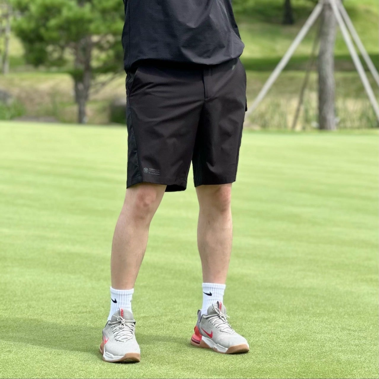 지포어-하의-국내배송 저지 셋업 쇼츠 팬츠 (MEN)