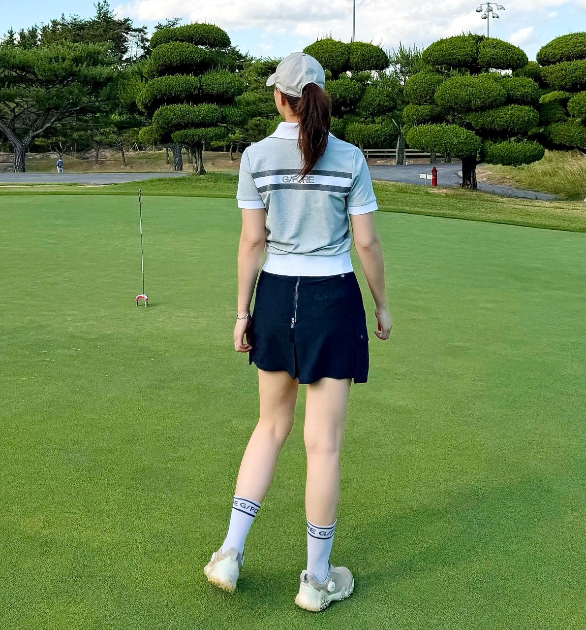 지포어-하의-국내배송 카고 포켓 스커트 (WOMAN)