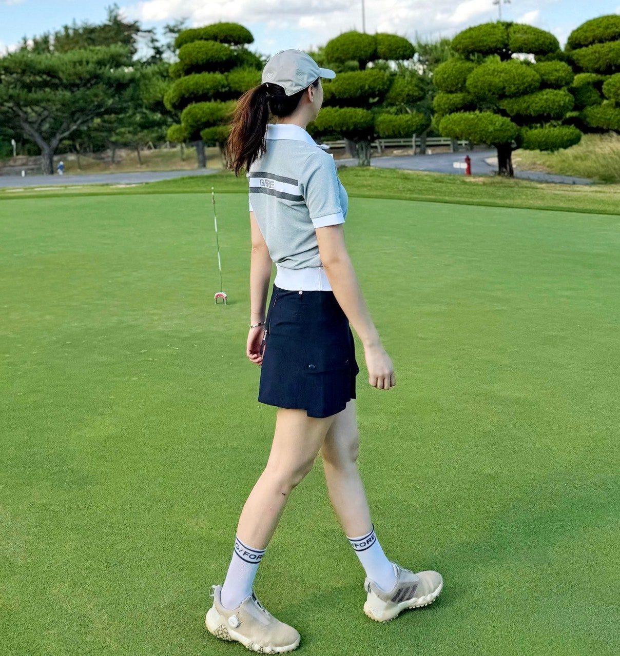 지포어-하의-국내배송 카고 포켓 스커트 (WOMAN)