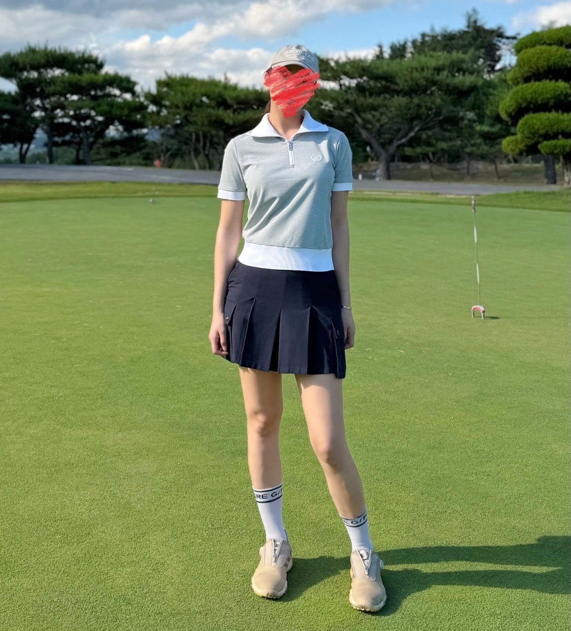 지포어-하의-국내배송 카고 포켓 스커트 (WOMAN)