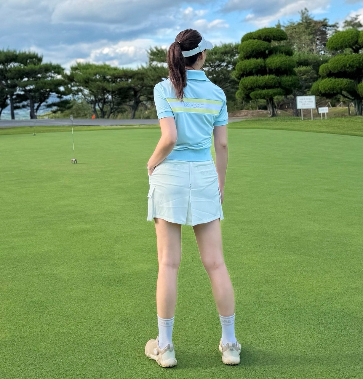 지포어-하의-국내배송 카고 포켓 스커트 (WOMAN)