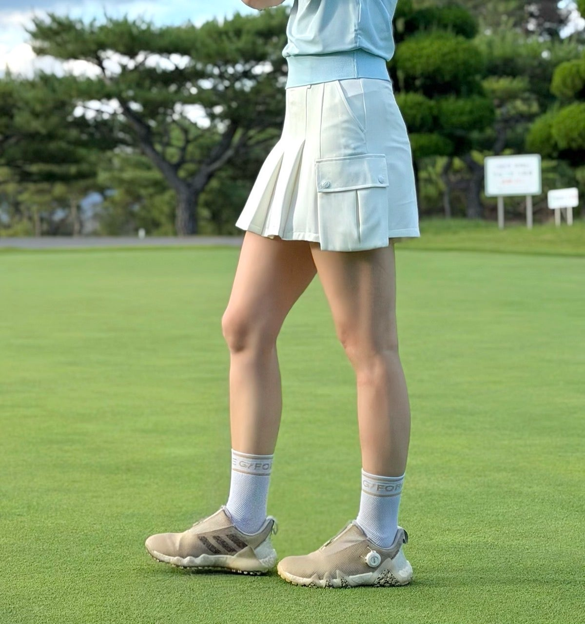 지포어-하의-국내배송 카고 포켓 스커트 (WOMAN)
