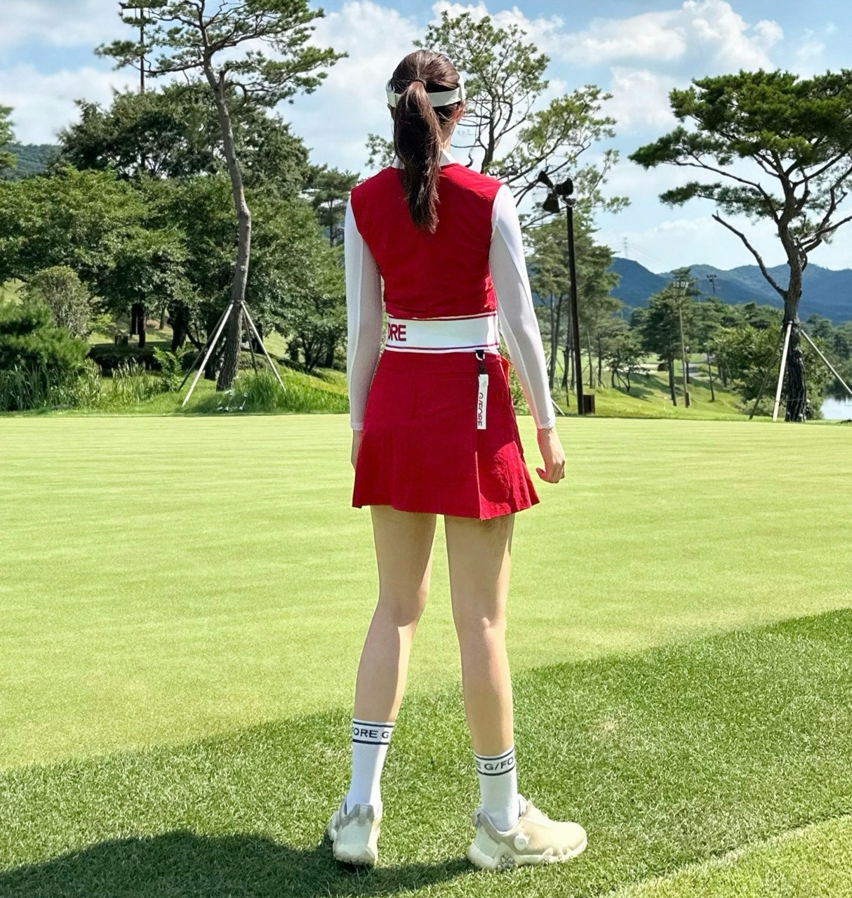 지포어-하의-국내배송 카고 포켓 스커트 (WOMEN)