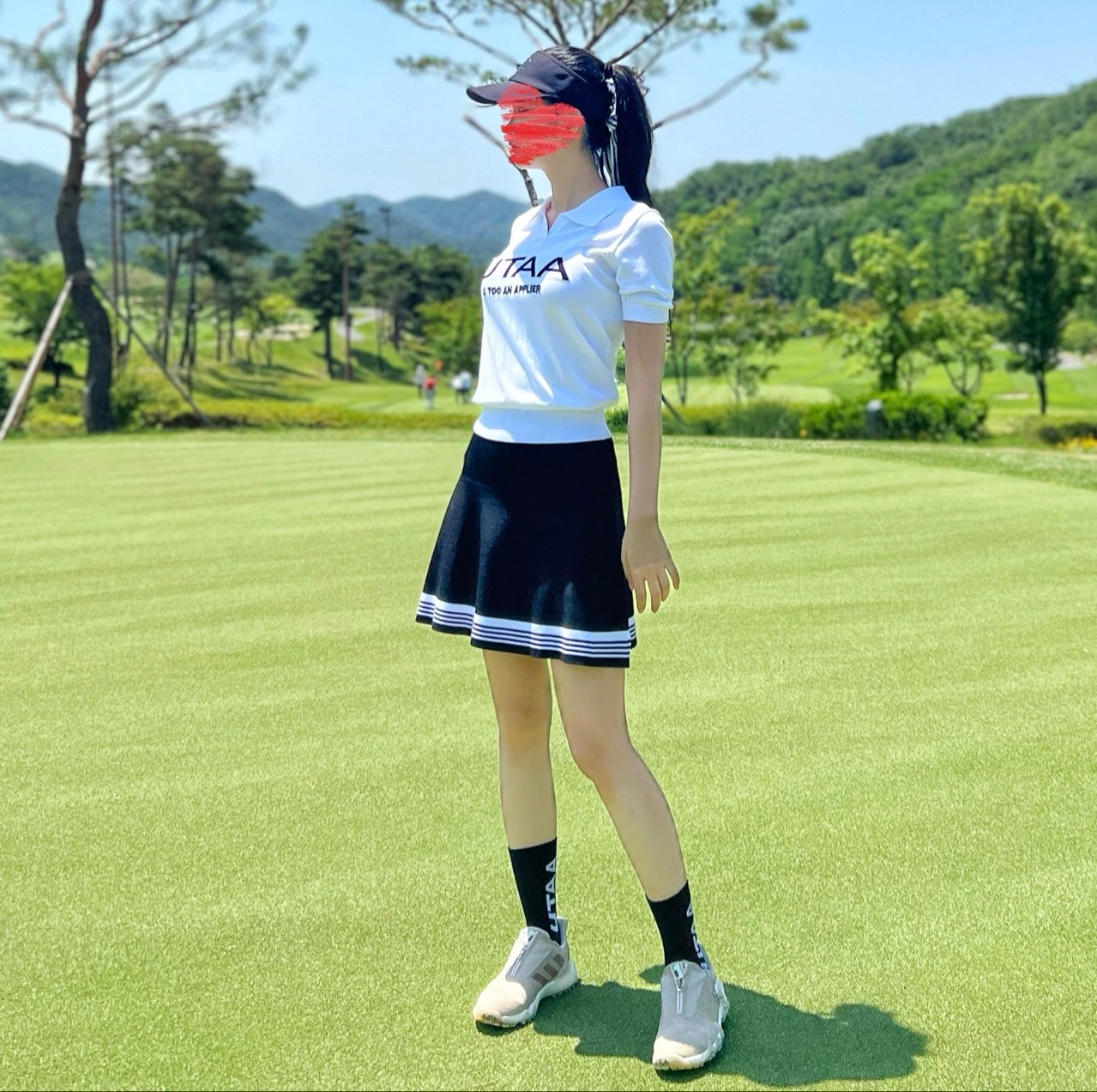 제이린드버그-하의-국내배송 프라다 스트라이프 니트드 스커트