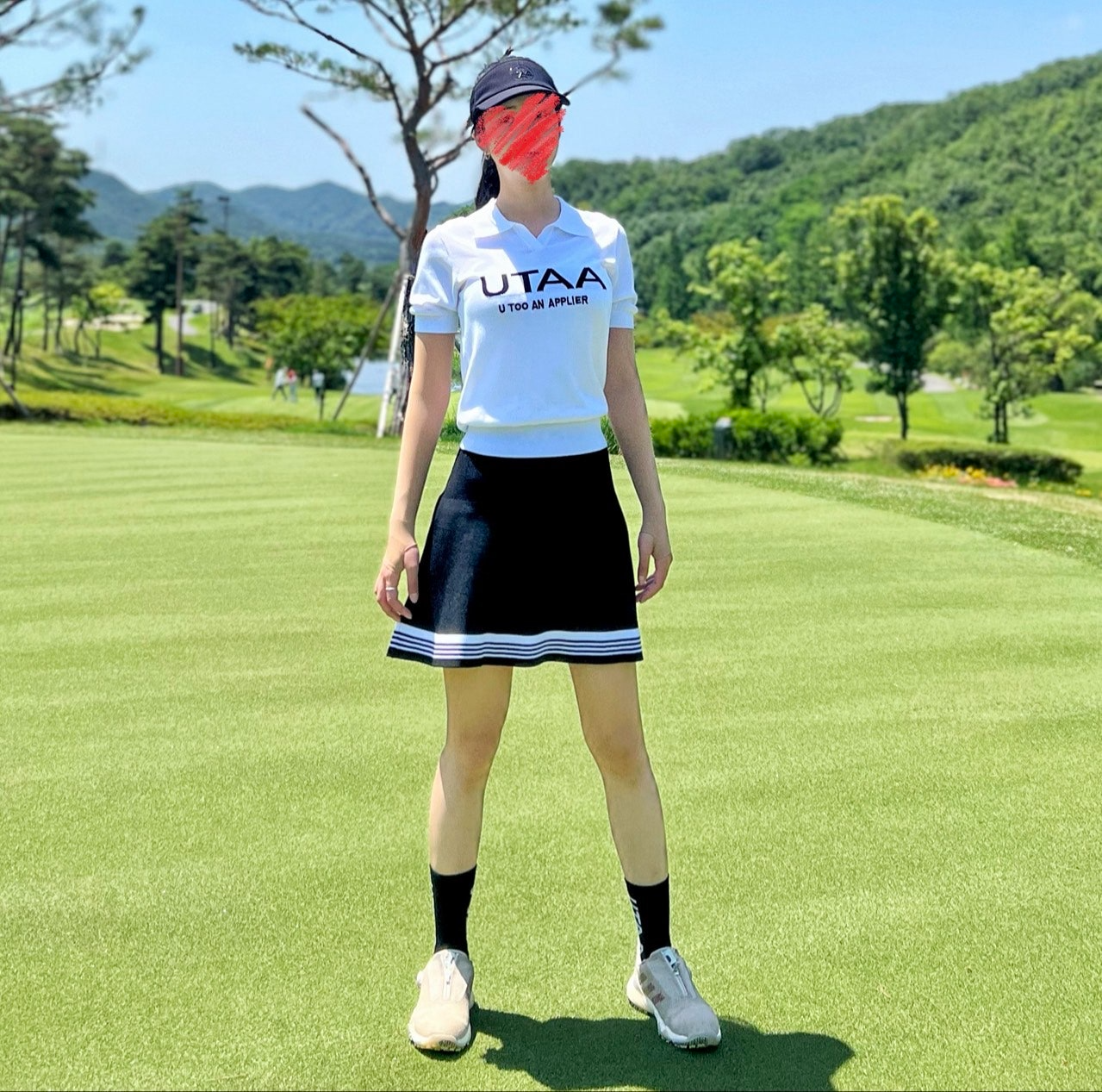 제이린드버그-하의-국내배송 프라다 스트라이프 니트드 스커트