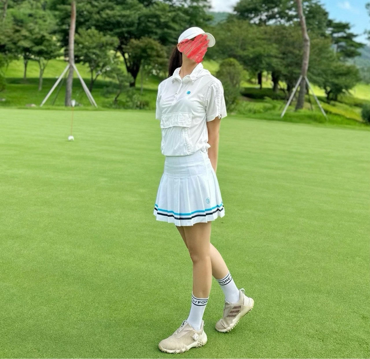 지포어-하의-국내배송 플레어 스커트. (WOMAN)