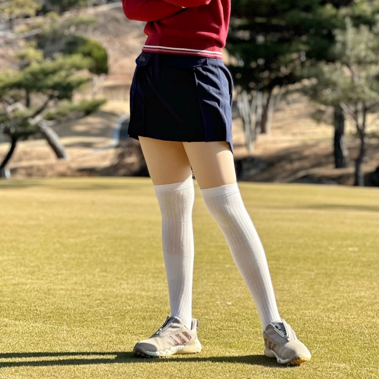말본-하의-국내배송 플리츠 카고 스커트 (WOMEN)