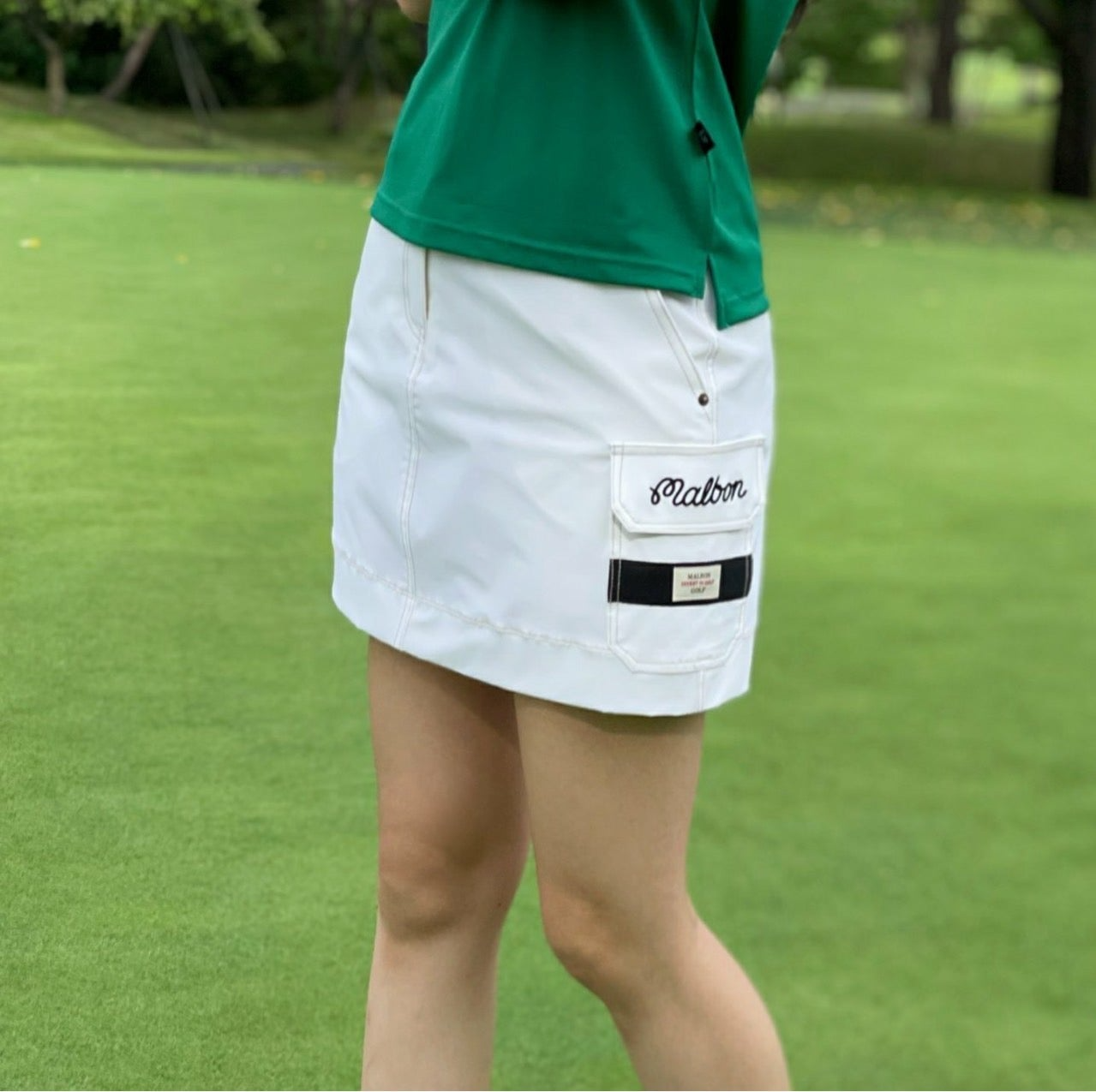 말본-하의-국내배송 Pocket 스커트 IVORY (WOMAN)