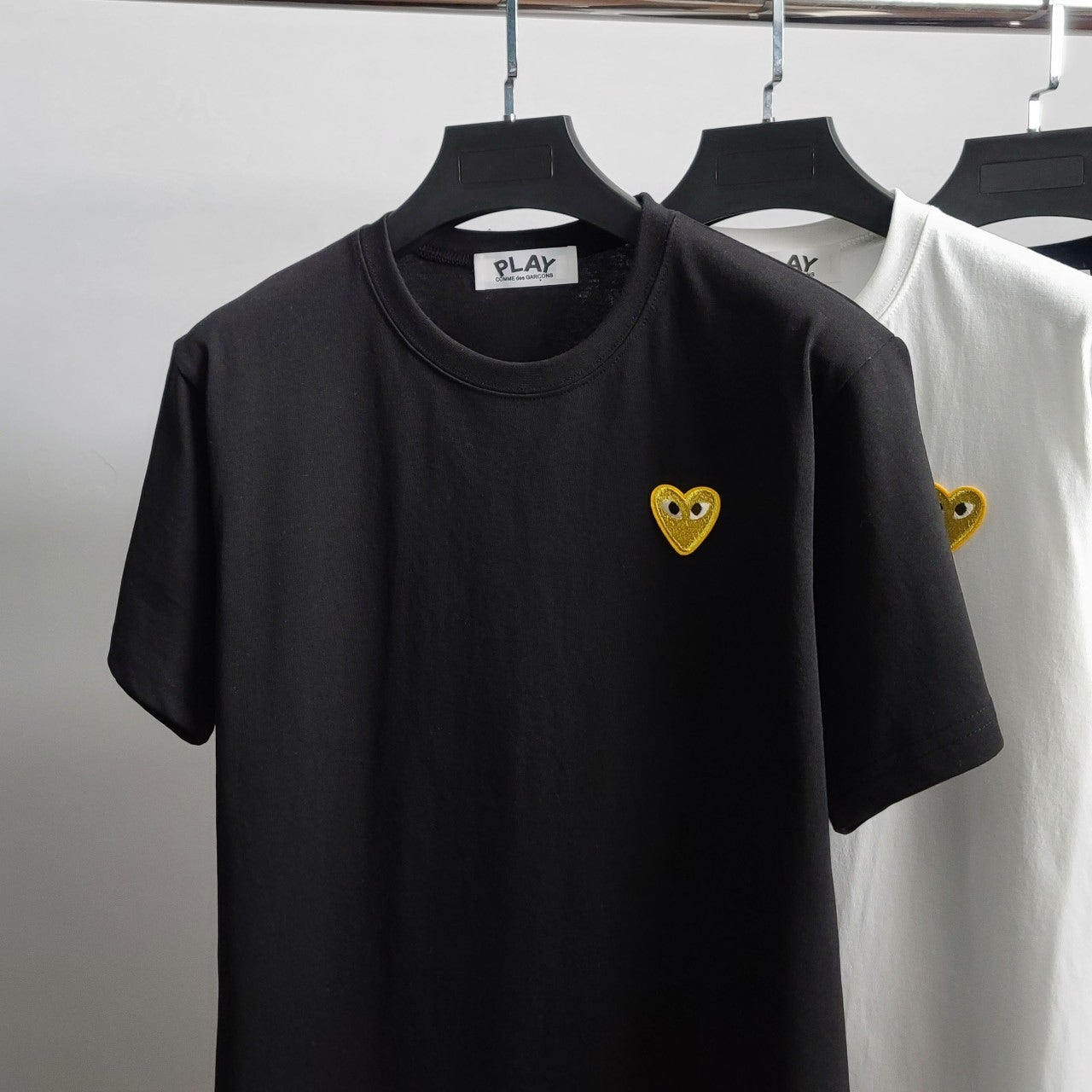 꼼데가르송-상의-국내배송 골드와펜 라운드 반팔티