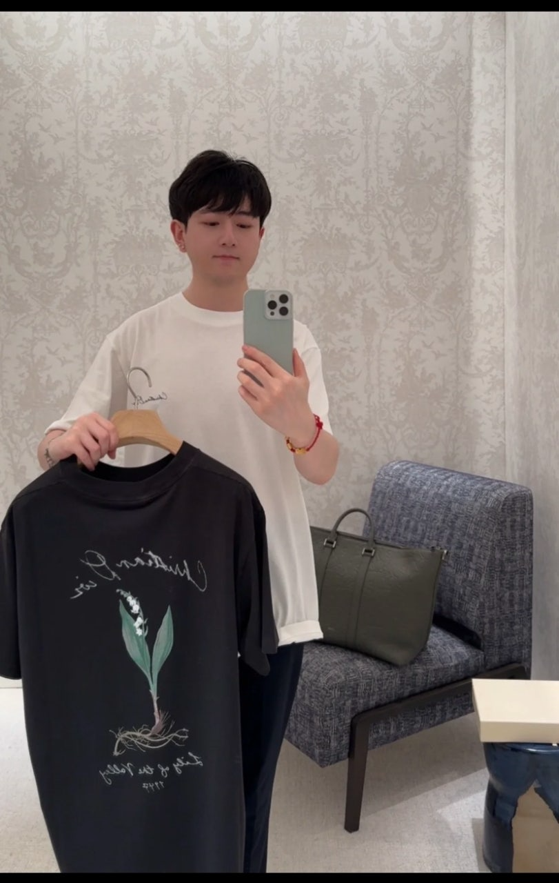 디올-상의-국내배송 패치 로고 카라티셔츠