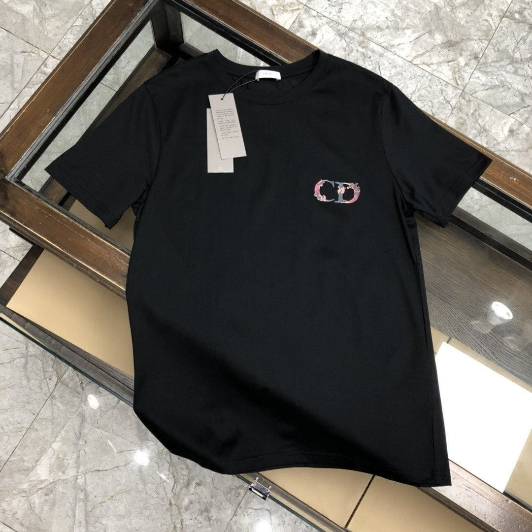 디올-상의-국내배송 CD로고 반팔티